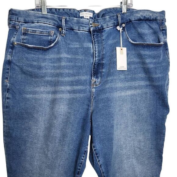 Good American Always Fits Good Waist Skinny Jeans Blue Plus Size 28-32 - Picture 4 of 12
